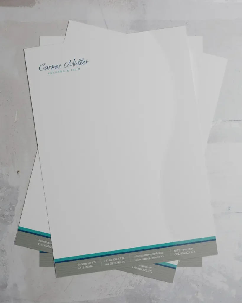Briefpapier Design - Marketing-360°
