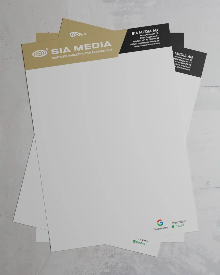Briefpapier Design - Marketing-360°