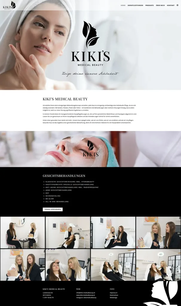 KIKI’S MEDICAL BEAUTY WEBSEITE