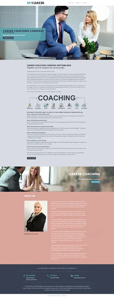 My-Career Webseite