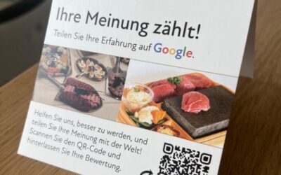 Kreative Google Bewertungskarten