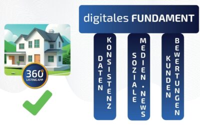 360° Listing App: Ihr digitales Fundament!